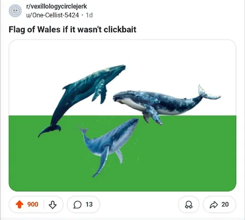 Flag of Wales Without Clickbait