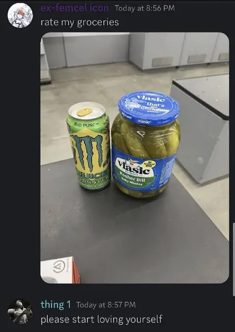 Monster Energy and Pickle Jar