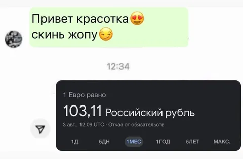 Скинь жопу за 103 рубля