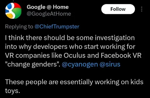 VR Developers Change Genders