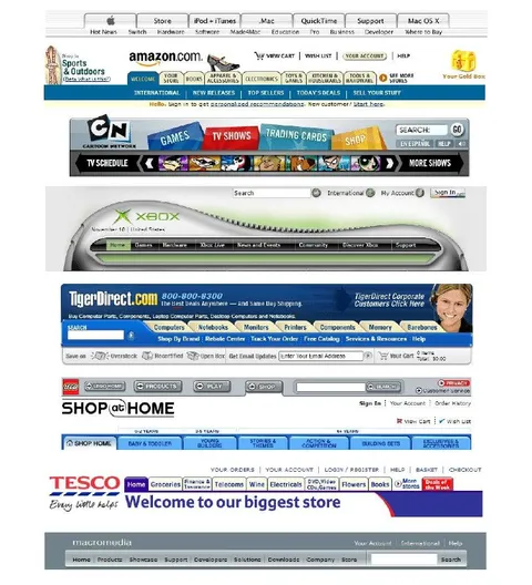 Early 2000s Website Design