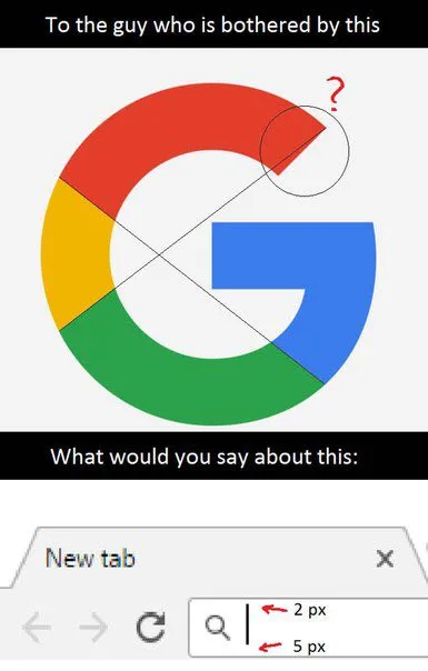 Google Logo Pixel Alignment