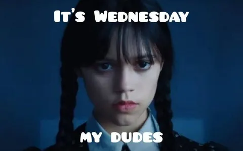 It's Wednesday My Dudes