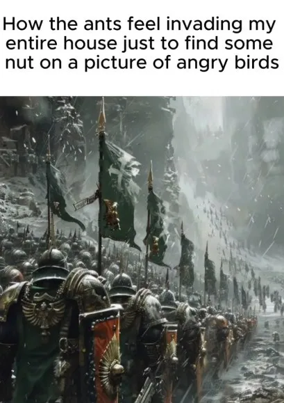 Ants Invade for an Angry Birds Nut
