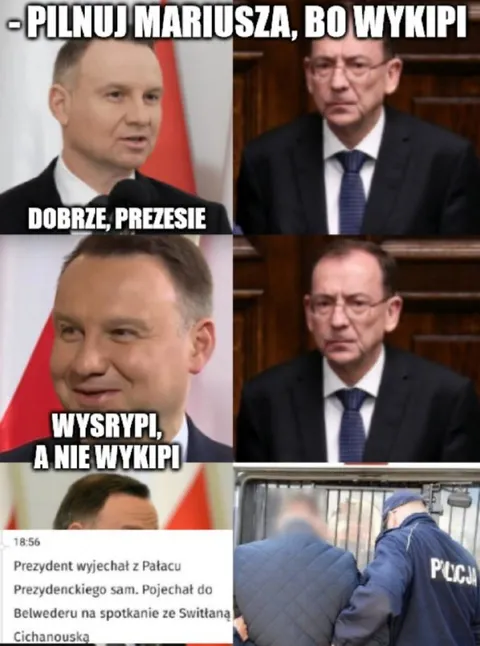 Pilnuj Mariusza, bo wykipi