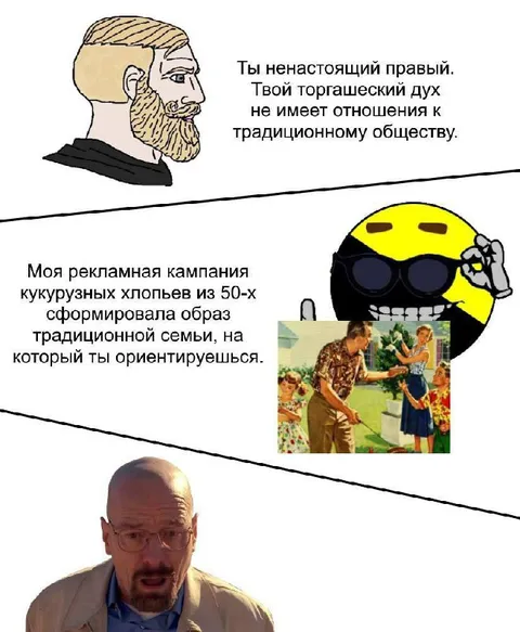 Реклама сформировала традиционную семью