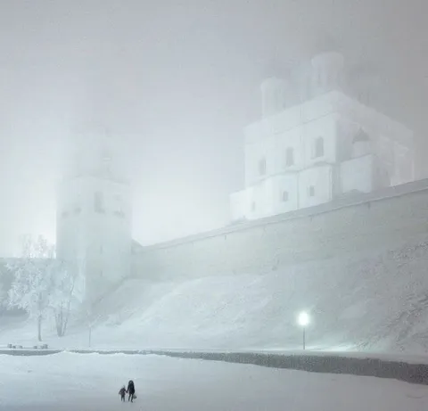 Одинокая прогулка в метель