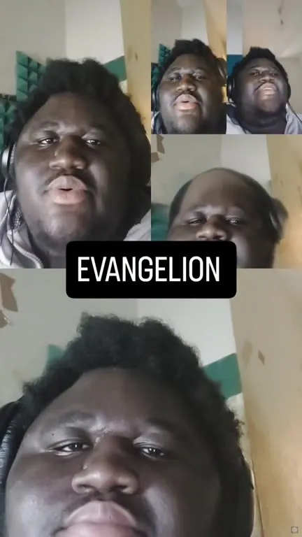 Evangelion Humming Collage