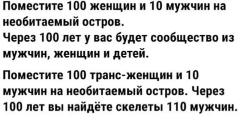 Остров и 110 мужчин