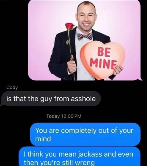 Jackass Valentine Mix-Up