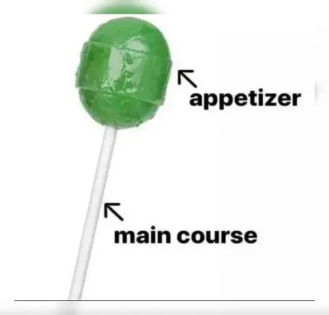 Lollipop as a Full Meal