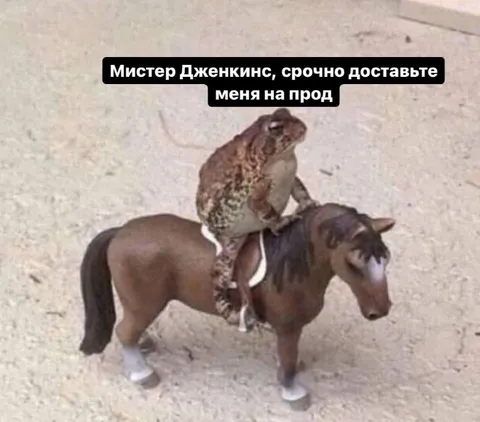 Жаба срочно на работу