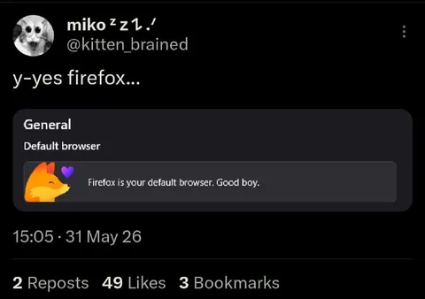 Firefox Is Your Default Browser