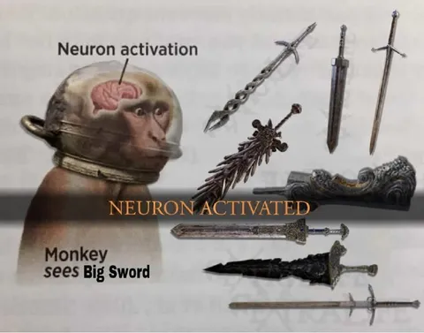 Monkey Sees Big Sword