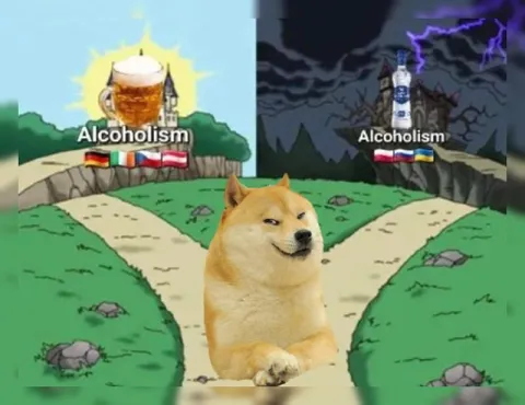 Doge Chooses Alcoholism
