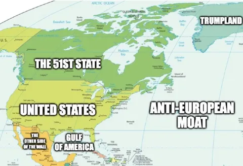 TrumpLand 51st State Map