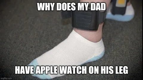 Dad's Apple Watch Sock