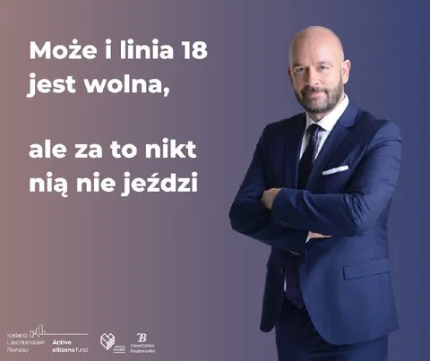Linia 18 jest wolna