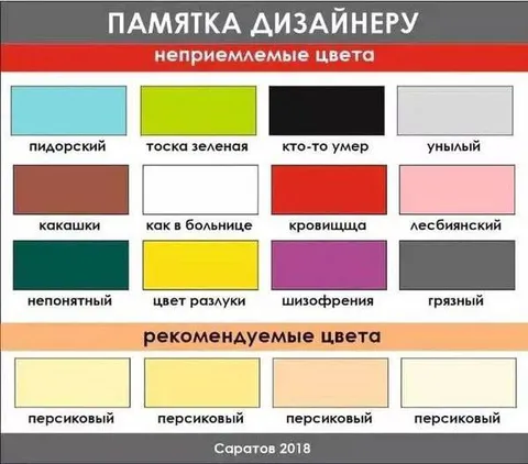 Памятка дизайнеру о цветах