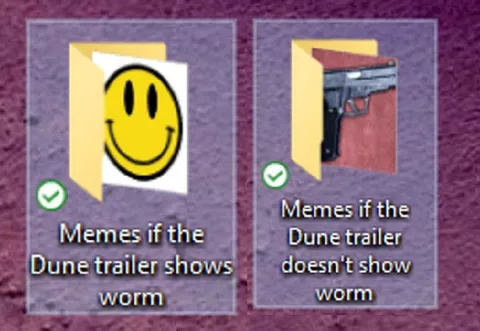 Dune Trailer Worm Meme