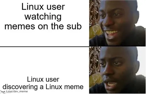 Linux User Discovers Linux Meme