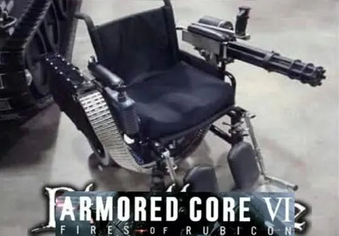 Armored Core Wheelchair