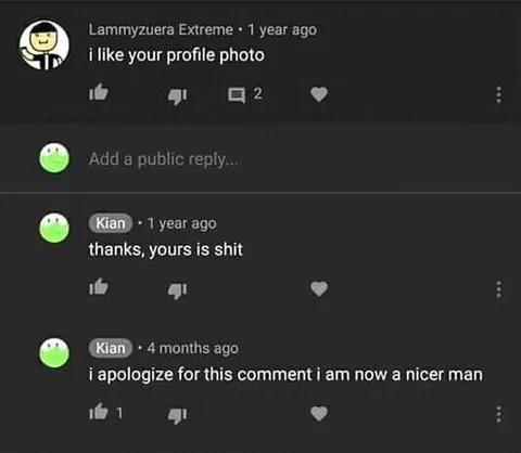 Thanks, Yours Is Shit