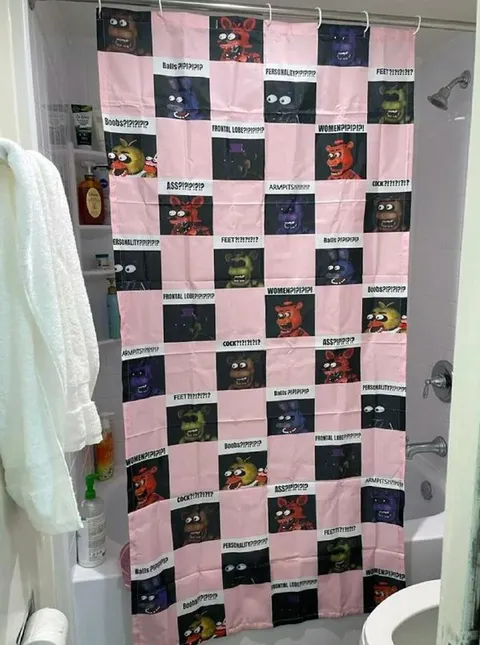 Five Nights at Freddy’s Shower Curtain