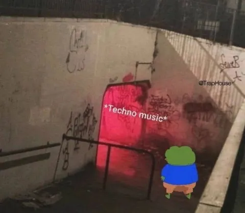 Techno Music Stairwell