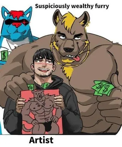 Suspiciously Wealthy Furry Artist