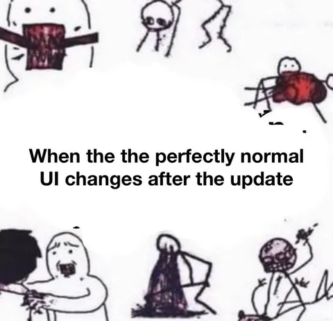 Perfectly Normal UI Changes