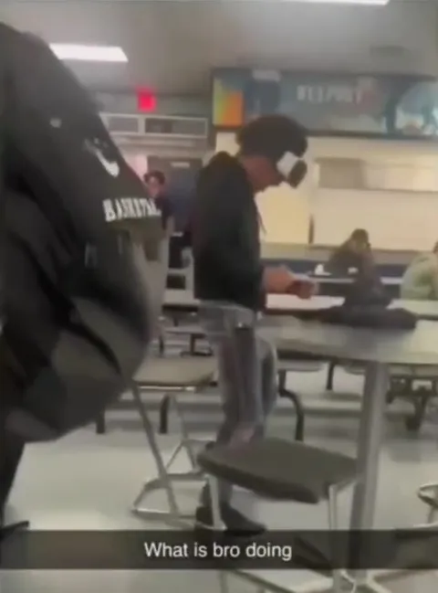 What Is Bro Doing in the Cafeteria