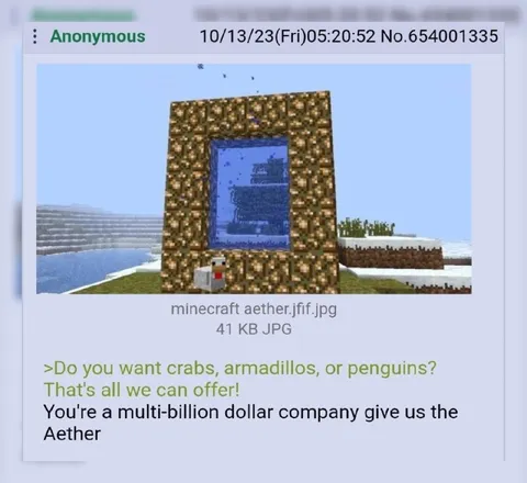 Minecraft Aether Instead of Mobs