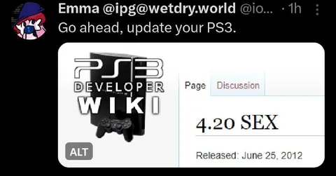 Update Your PS3 to 4.20 SEX