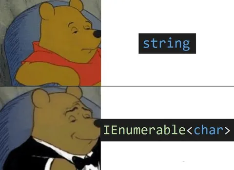 String vs IEnumerable<char>