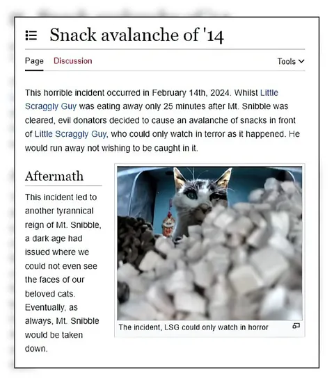 Snack avalanche of '14