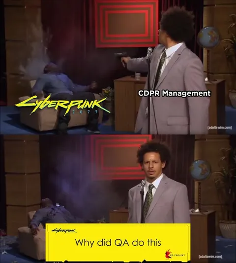 CDPR Management Blames QA