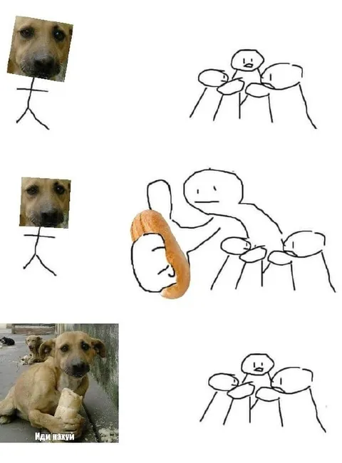 Собака посылает всех нахуй