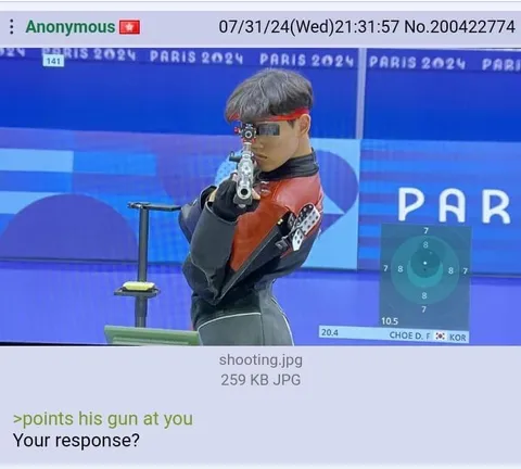Shooter Points Gun at You
