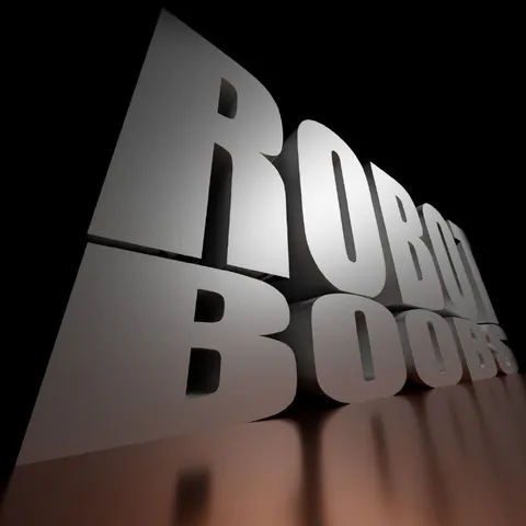 Arrow Boobs 3D Typography