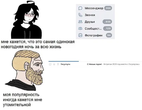 Одинокая новогодняя ночь