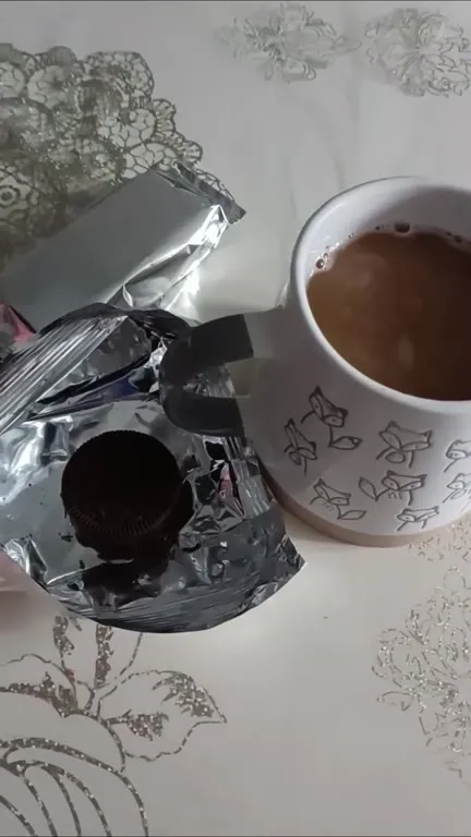 Печенье и чай для пробуждения