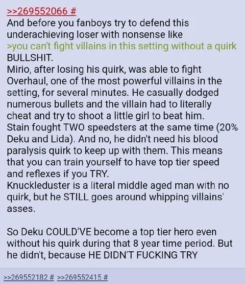 Deku Could Have Tried Harder