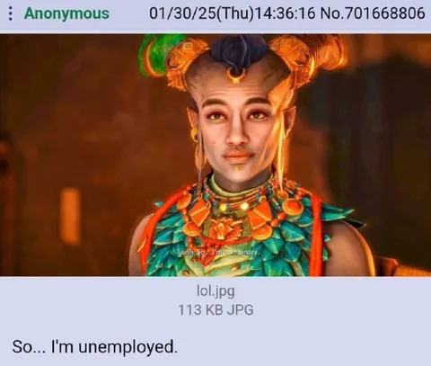 So... I'm unemployed