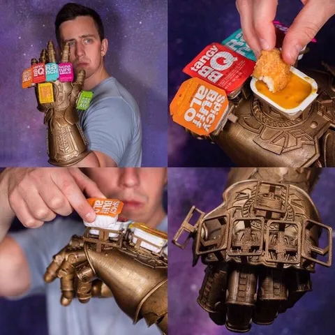 Infinity Gauntlet Sauce Dipping