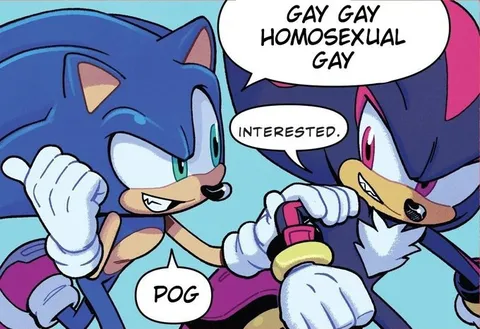 Sonic Says Gay, Shadow Interested