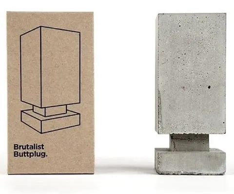 Brutalist Butt Plug