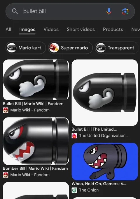Bullet Bill Google Image Search