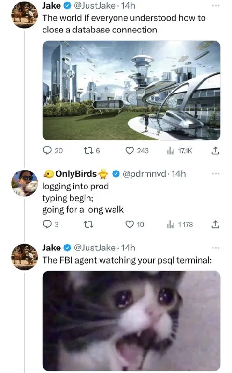 FBI Agent Watching psql