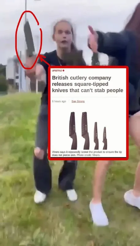 Square-Tipped Knives That Can't Stab